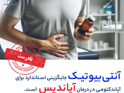 آیا آنتی‌بیوتیک جایگزینی استاندارد برای برداشت آپاندیس در درمان آپاندیس است.