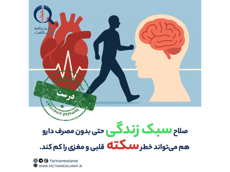 راستیآزمایی: تغییر در سبک زندگی میتواند احتمال بروز سکته قلبی یا مغزی را کاهش دهد؟