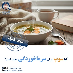 آیا مصرف سوپ برای درمان سرماخوردگی مفید است؟