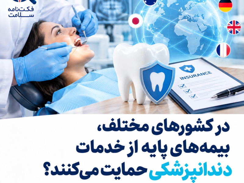 در کشورهای مختلف، بیمه‌های پایه از خدمات دندانپزشکی حمایت می‌کنند؟